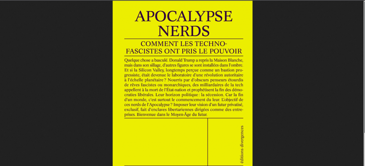 Intervista “Apocalypse Nerd”, Tecnofascismo e scrittura degli LLM